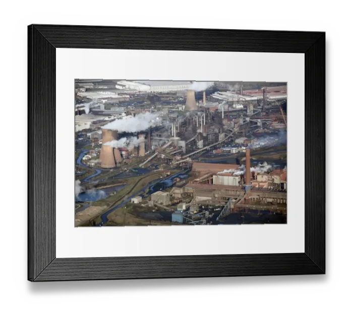 Framed Print : Scunthorpe Steel Works 28841_029