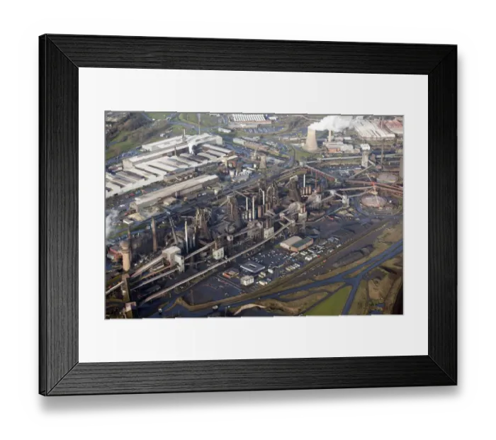 Framed Print : Scunthorpe Steel Works 28842_048