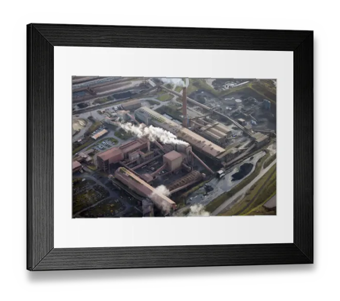 Framed Print : Scunthorpe Steel Works 28843_057