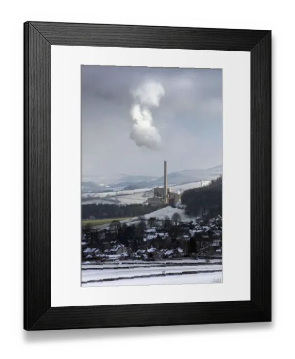 Framed Print : Smoking chimney DP233982