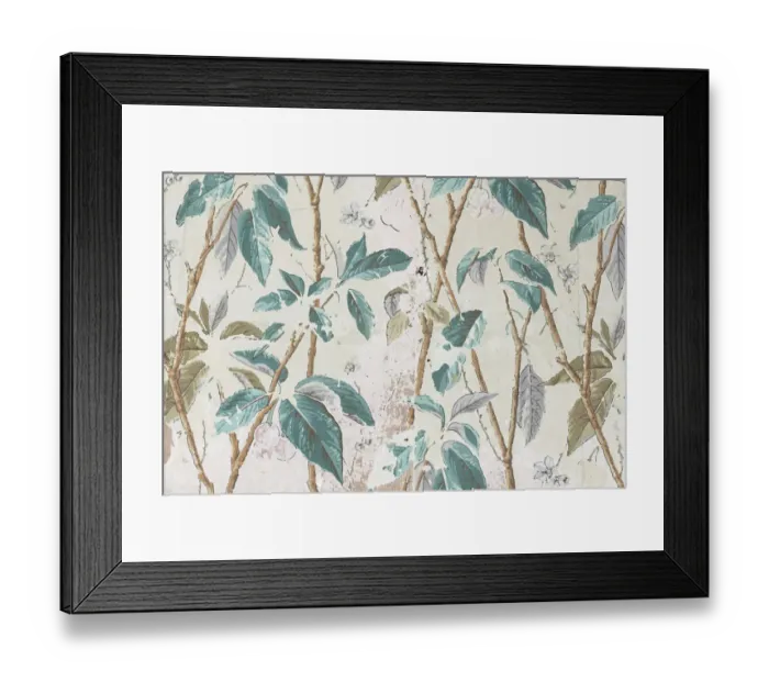 Framed Print : detail Georgian wallpaper Framed Print : detail Georgian wallpaper