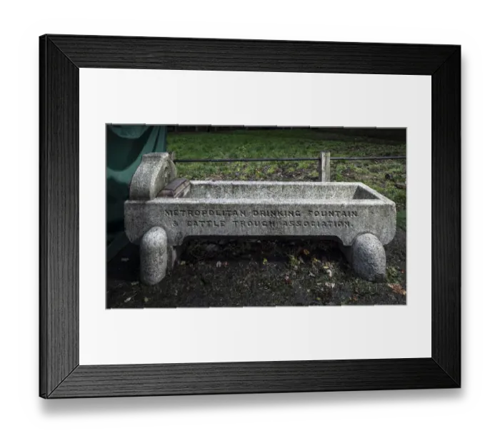 Framed Print : Cattle Trough and Drinking Fountain DP232797 Framed Print : Cattle Trough and Drinking Fountain DP232797