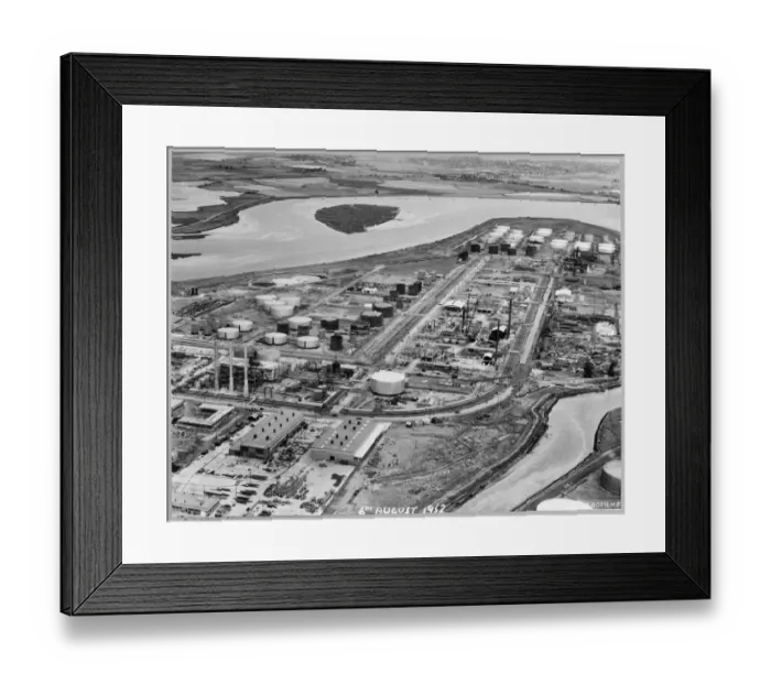 Framed Print : Coryton Refinery from the air JLP01_068_14 Framed Print : Coryton Refinery from the air JLP01_068_14