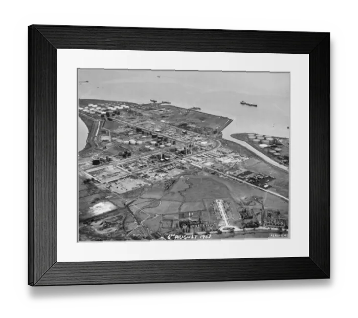 Framed Print : Coryton Refinery from the air JLP01_068_22 Framed Print : Coryton Refinery from the air JLP01_068_22