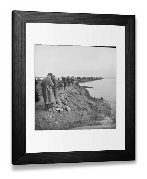 Framed Print : Coryton flood response 1953 JLP01_08_008084