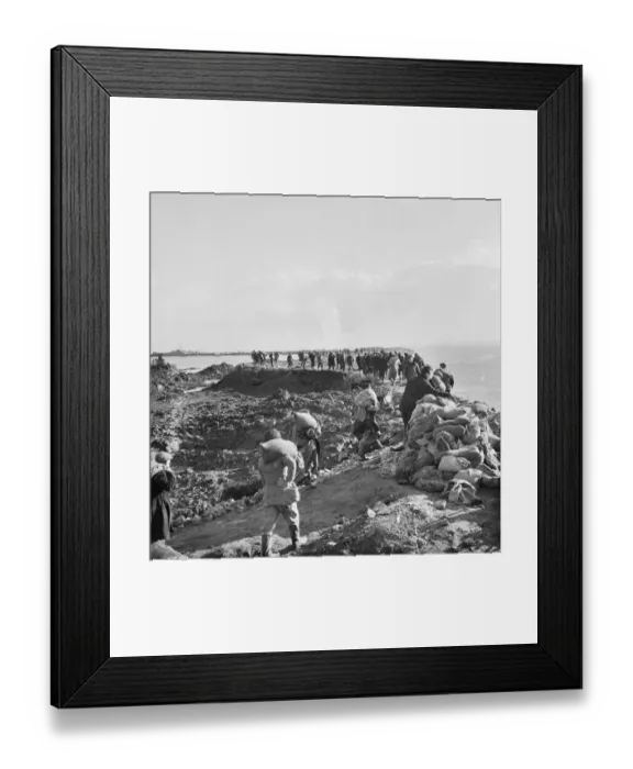 Framed Print : Coryton flood response 1953 JLP01_08_008092 Framed Print : Coryton flood response 1953 JLP01_08_008092