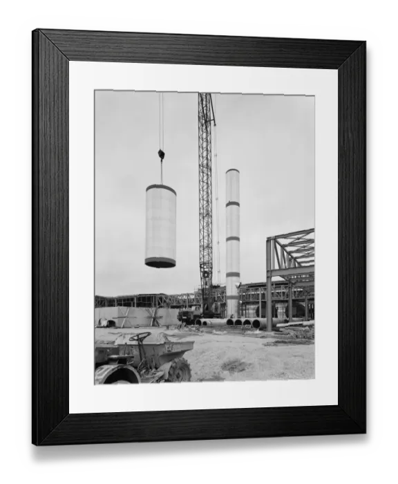 Framed Print : Building a chimney JLP01_09_772198 Framed Print : Building a chimney JLP01_09_772198