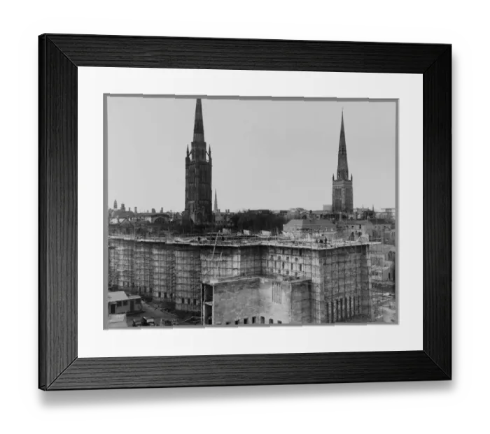 Framed Print : New Cathedral rising JLP01_01_026_25
