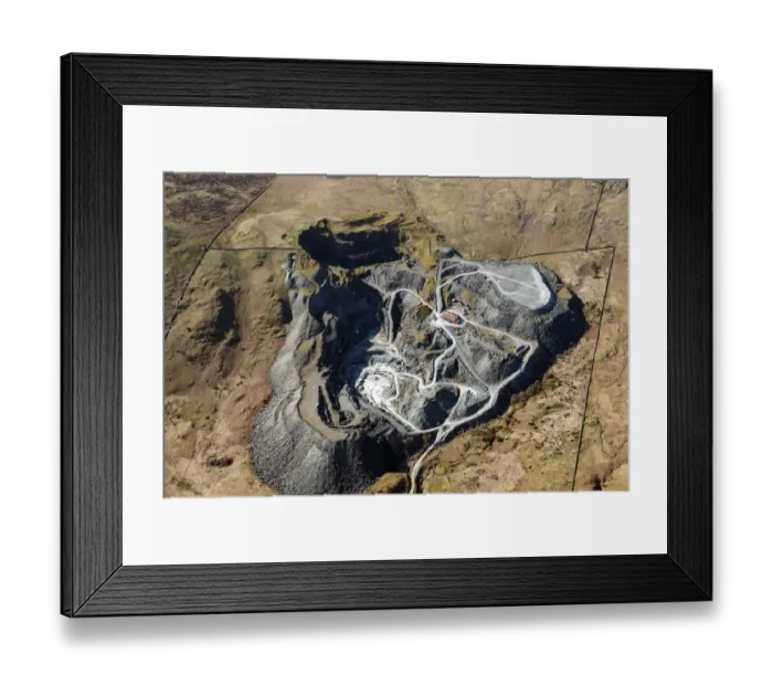 Framed Print : Broughton Moor Slate Quarry 28871_006