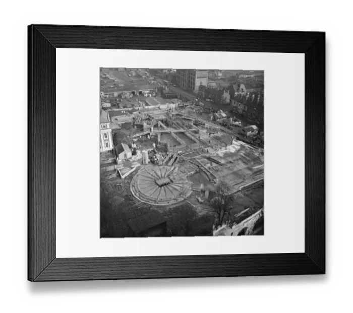 Framed Print : Cathedral foundations JLP01_08_045115