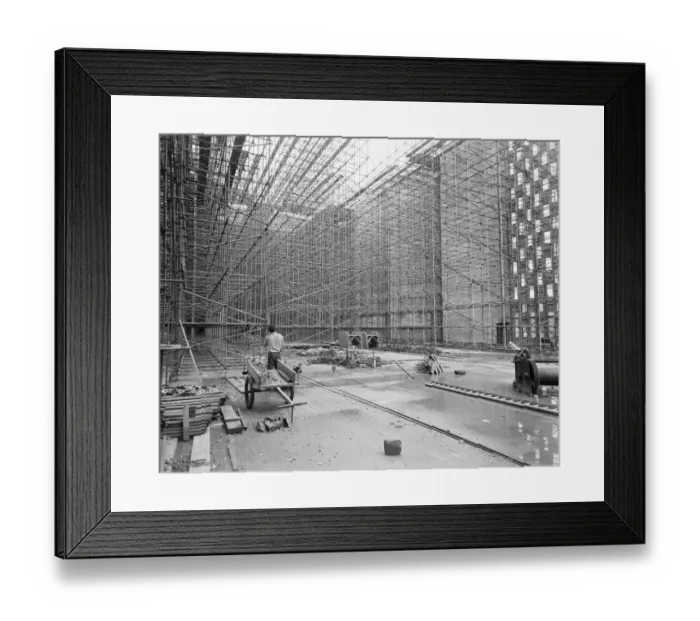 Framed Print : Scaffolding JLP01_08_055188 Framed Print : Scaffolding JLP01_08_055188