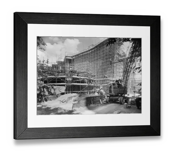 Framed Print : Constructing the Chapel of Unity JLP01_08_057558
