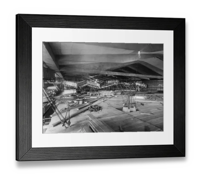 Framed Print : Roof construction JLP01_08_057560 Framed Print : Roof construction JLP01_08_057560