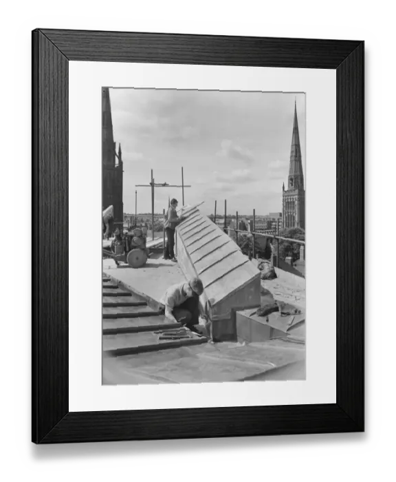 Framed Print : Copper roofing JLP01_08_057565 Framed Print : Copper roofing JLP01_08_057565