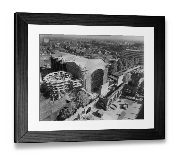 Framed Print : Cathedral construction and Coventry JLP01_08_058197