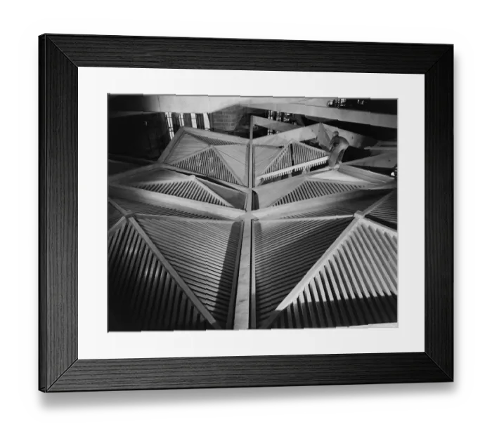 Framed Print : Installing the nave canopy JLP01_08_058447