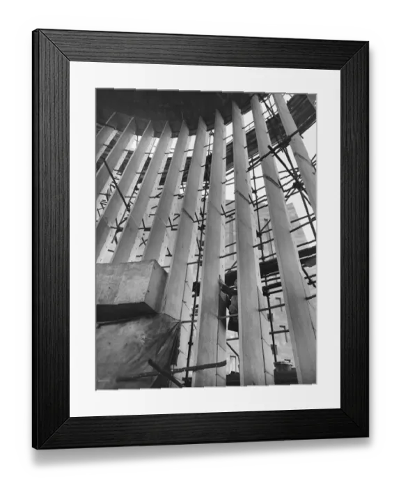 Framed Print : Cladding the mullions JLP01_08_061274 Framed Print : Cladding the mullions JLP01_08_061274