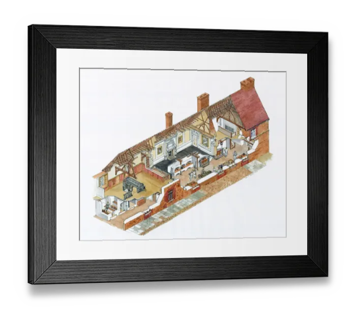 Framed Print : Boston Guildhall IC279_001