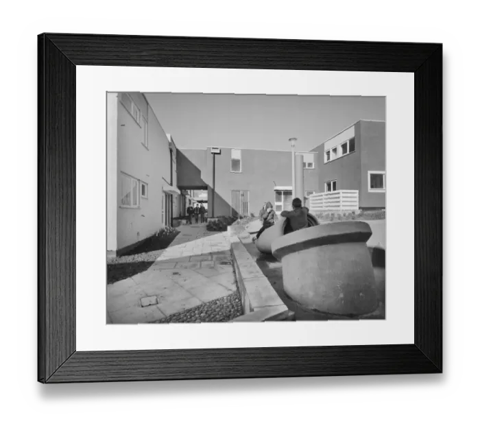 Framed Print : Concrete play area JLP01_08_075900