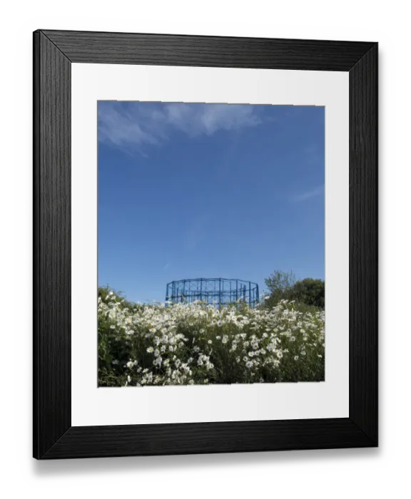 Framed Print : Gas holders DP263004
