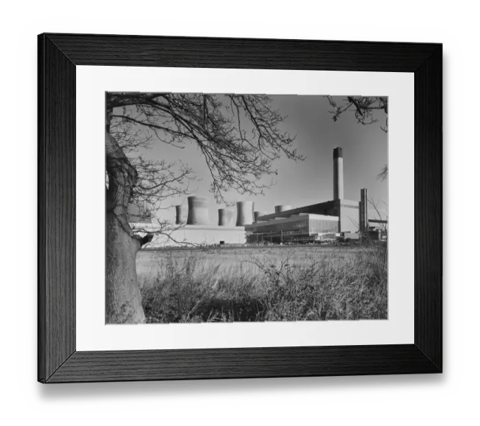 Framed Print : Eggborough Power Station JLP01_08_075180