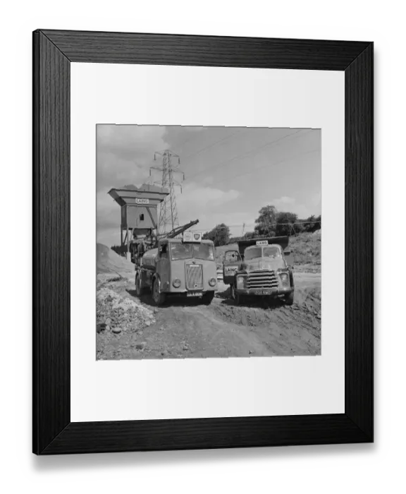 Framed Print : Trucks JLP01_08_052192 Framed Print : Trucks JLP01_08_052192