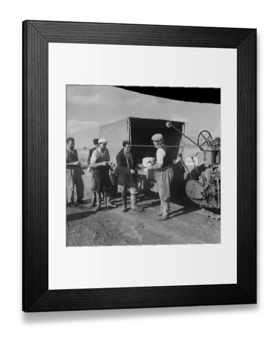 Framed Print : Catering van JLP01_08_053297