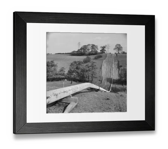 Framed Print : Mersey oil pipeline JLP01_08_077227