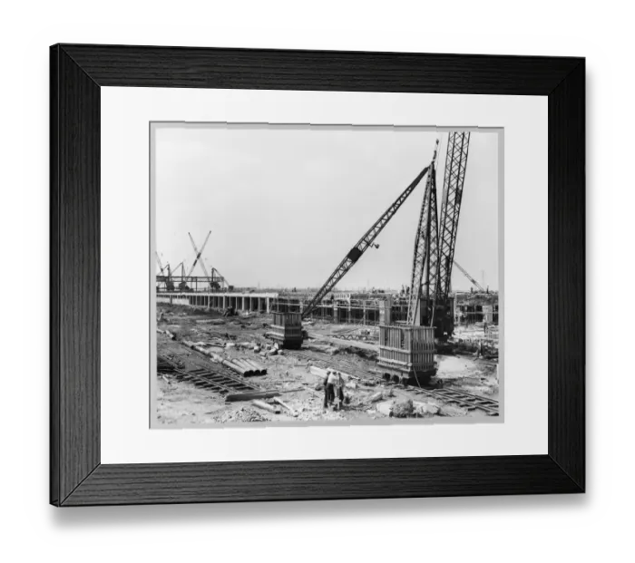 Framed Print : Thames Foundry, Dagenham Works JLP01_01_048_16
