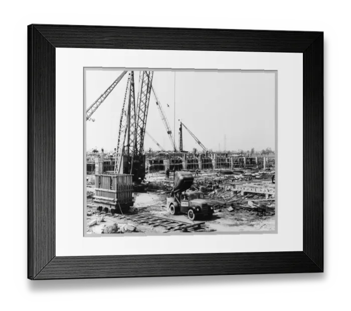 Framed Print : Thames Foundry, Dagenham Works JLP01_01_048_18