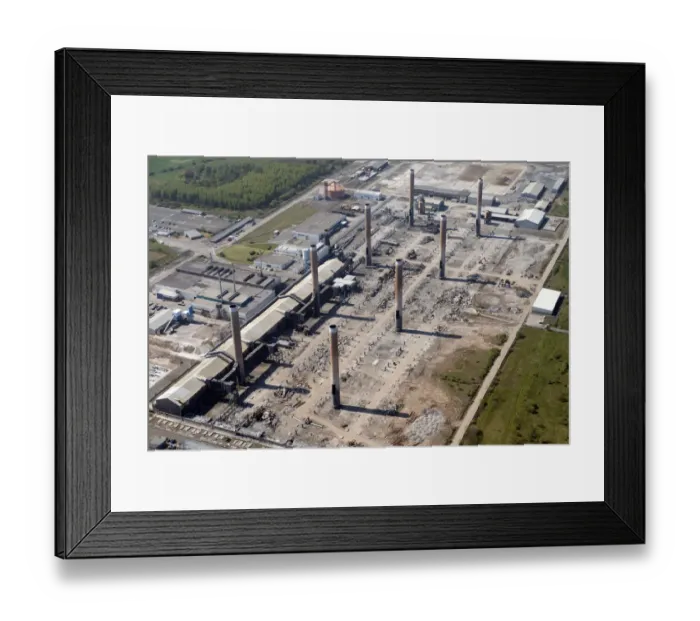Framed Print : Demolition of Lynemouth works 28909_037