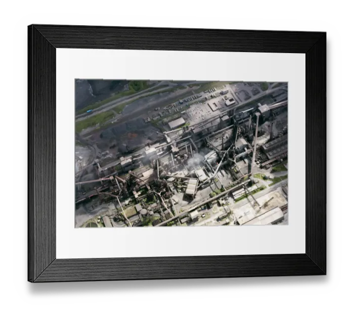 Framed Print : Scunthorpe Steel Works 28998_035