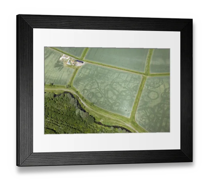 Framed Print : Cropmark complex at Kempsford 29728_026