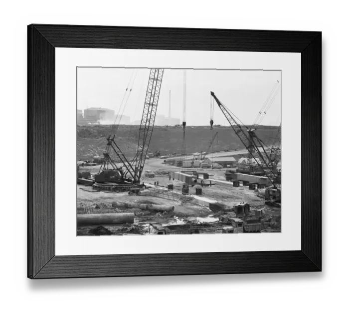 Framed Print : Preparing the dry dock JLP01_08_092044
