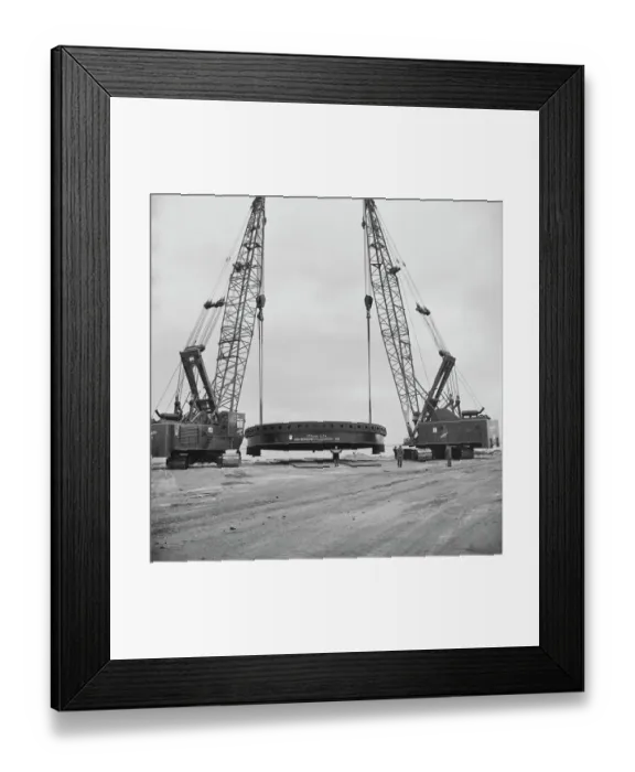 Framed Print : Cranes building cranes JLP01_08_093073