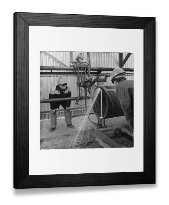 Framed Print : Cutting tubes JLP01_08_093175