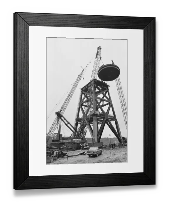 Framed Print : Cranes building cranes JLP01_08_093214