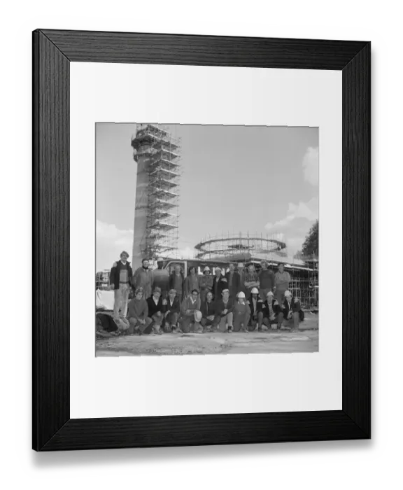 Framed Print : Minaret construction team JLP01_09_753519