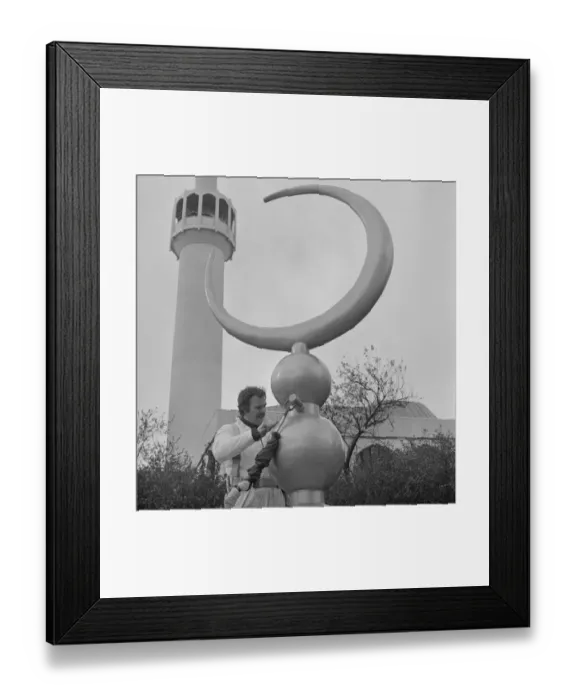 Framed Print : Crescent finial JLP01_09_770400