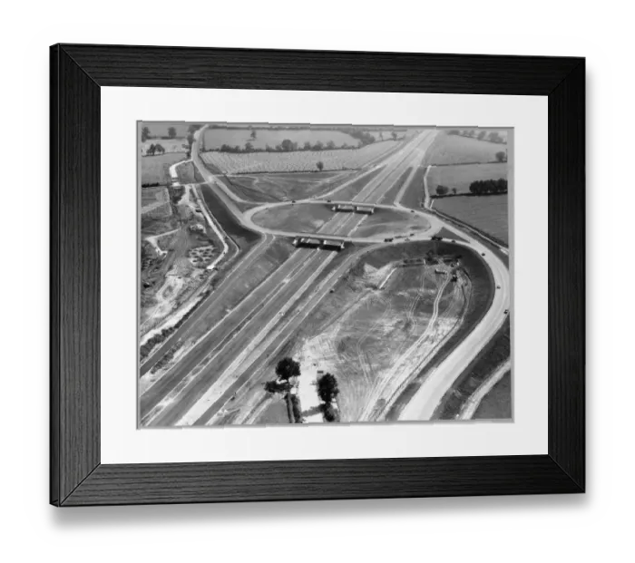 Framed Print : Junction 16 nearing completion JLP01_01_154_084 Framed Print : Junction 16 nearing completion JLP01_01_154_084
