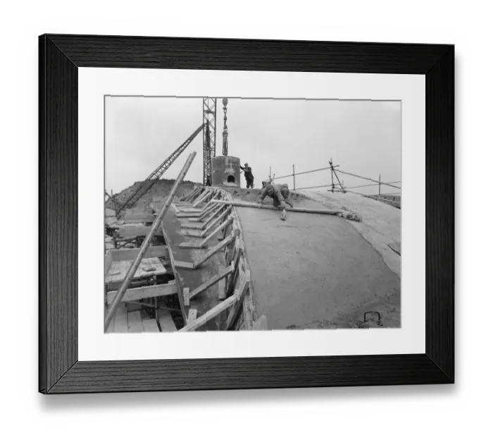 Framed Print : Bridge construction JLP01_08_053482