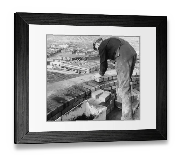 Framed Print : Working at height JLP01_01_089_55
