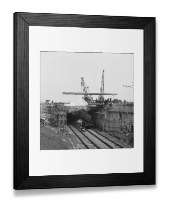 Framed Print : Rail and road JLP01_08_059480