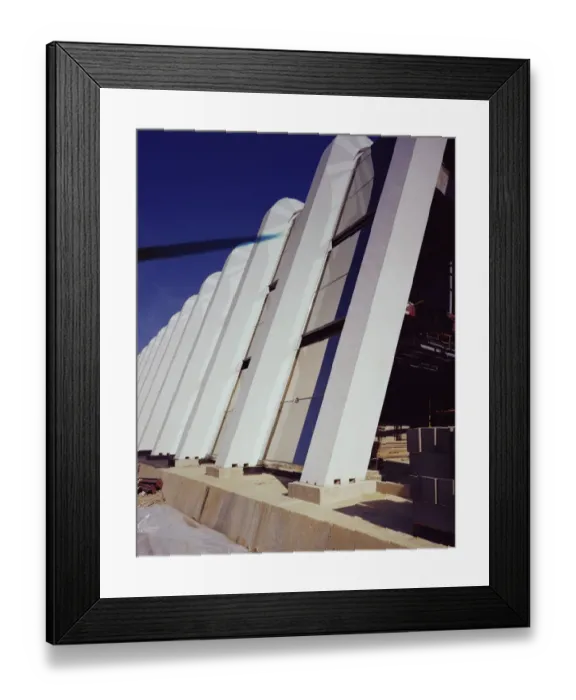 Framed Print : Sloping structure JLP01_10_11822 Framed Print : Sloping structure JLP01_10_11822