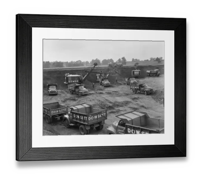 Framed Print : Ballast for the M1 JLP01_08_053174