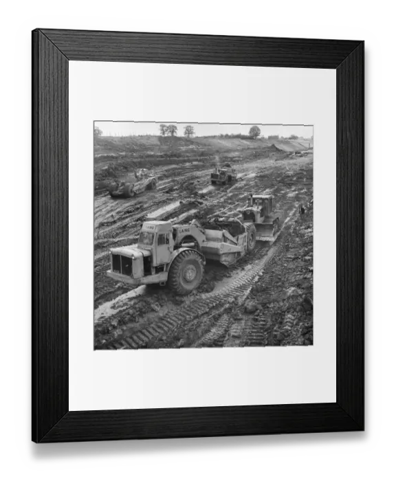 Framed Print : Earthmoving JLP01_08_063398