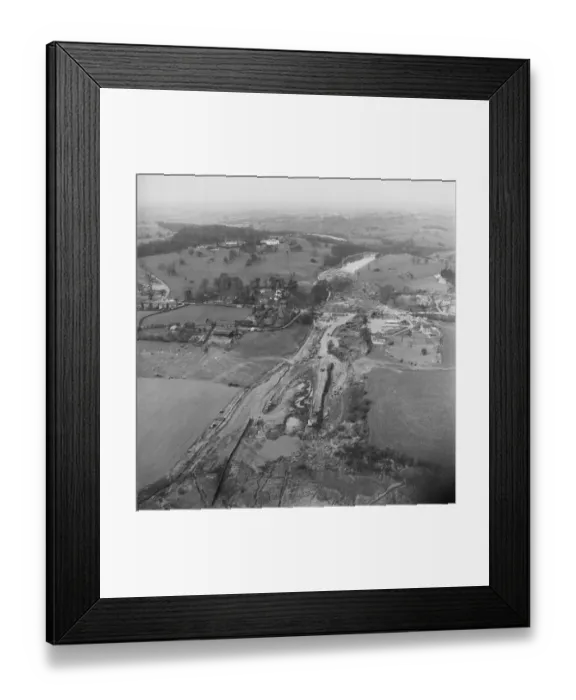 Framed Print : M6 construction Madeley Heath JLP01_08_059440