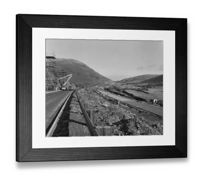Framed Print : M6 Construction Lune Gorge JLP01_08_083571