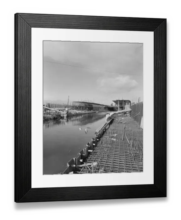 Framed Print : Midland Link Motorway construction JLP01_08_069472