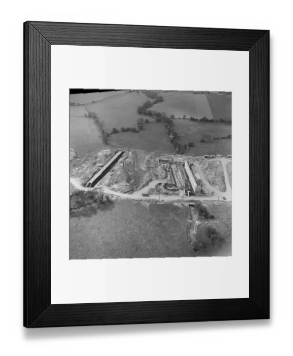 Framed Print : M6 Motorway construction JLP01_08_059434